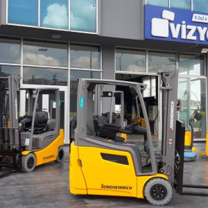 VİZYON İSTİF'DEN SATILIK JUNGHEINRICH EFG216K AKÜLÜ FORKLİFT