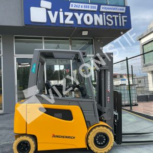 VİZYON İSTİF'DEN SATILIK JUNGHEINRICH EFG430k AKÜLÜ FORKLİFT