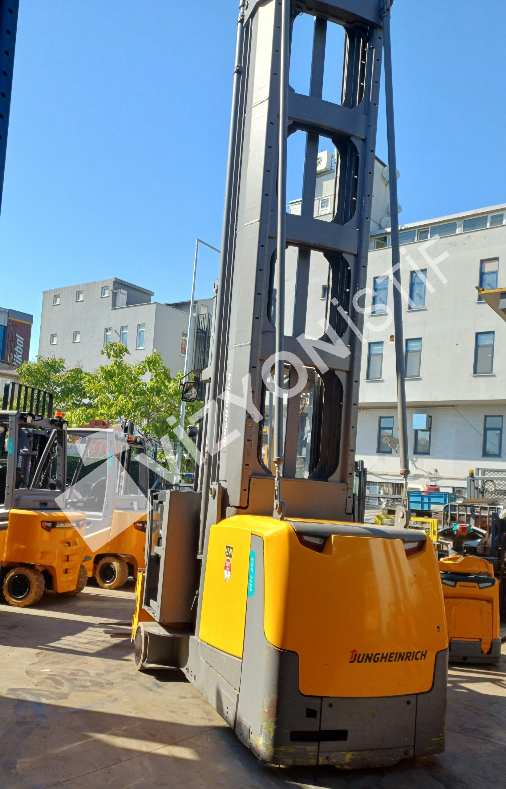 VİZYON İSTİFDEN SATILIK JUNG. EKX 516K DAR KORİDOR FORKLİFT